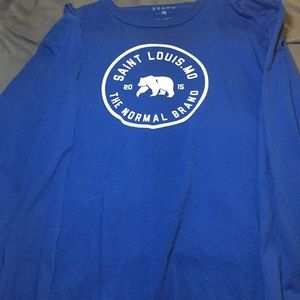 Men’s XXL The Normal Brand Long Sleeve Blue Shirt